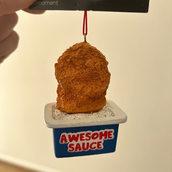 “Awesome Sauce” Chicken Nugget Ornament (NWT – The Christmas Shoppe) - Picture 4 of 7